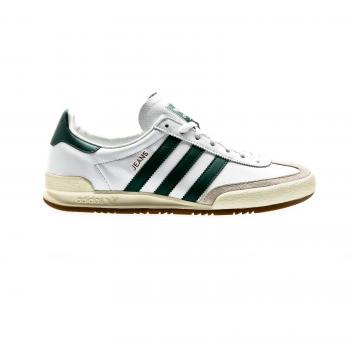 Adidas Men's White Green Leather Trainers Size 7