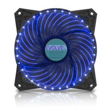 12L2BL Evolveo : Ventilateur 120 mm, 33 LED, Bleu