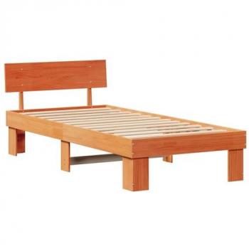 Vidaxl Cabecera Marrón 90x200 – Estructura