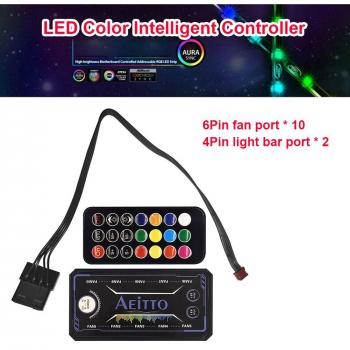 RGB Controller for 8 Fans & Light Bars 12V