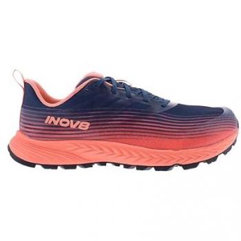 Scarpe da Trail Running Inov-8 TrailFly Speed Wide Fit Blu Scuro Arancio Donna