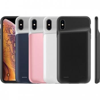 6500mAh Slim Silicone External Battery Case for iPhone XS Max XR X