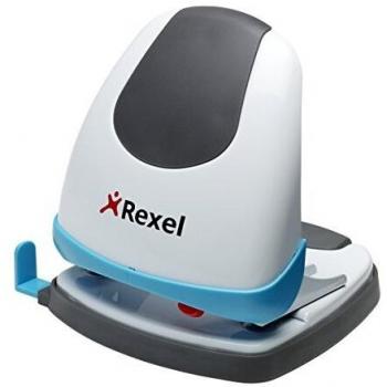 EasyTouch Low‑Force 2‑Hole Punch – Blue, 30 Sheets