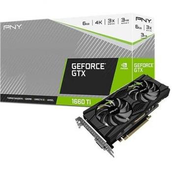 PNY GeForce Carte Graphique GTX™ 1660 Ti 6GB Dual Fan