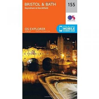 Ordnance Survey Map of Bristol & Bath Keynsham & Marshfield