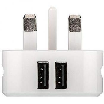 Goobay USB Lader 55902, für UK, 2,4 A, weiß