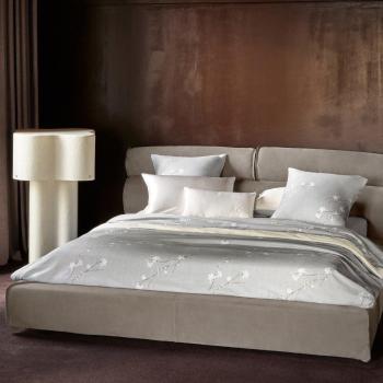 Almond Flowers Housse Couette Satin Gris 240x220 cm