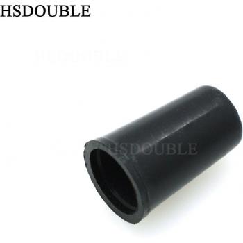 Plastic Zipper Pull Ends 100pcs Bell Stopper Black 3.7mm