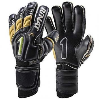 Rinat UNO Premier GK PRO – Handschuh für Torwart, schwarz/Gold, Größe 8