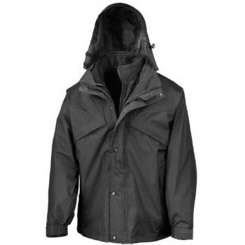 Nightfall 3‑in‑One Water‑Resistant Zip‑Clip Fleece Jacket (M)