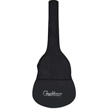 1/2 Classical Guitar Bag Black Fabric 94x35 cm