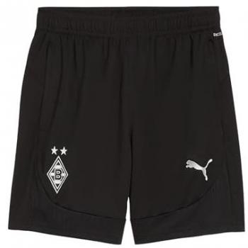 Puma Sporthose Herren, Training Short M, Schwarz – Borussia Mönchengladbach