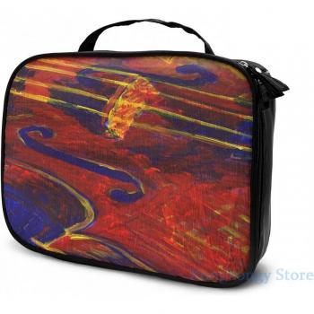 Mochila de Colores Primarios con Estampado Divertido y Carga USB