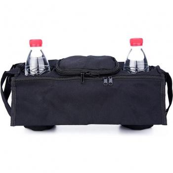 Silla de Ruedas Compacta con Bolsas de Pañales