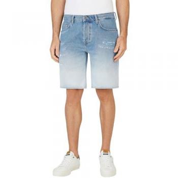Skyline Fade Blue 34 Men's Bermuda Shorts