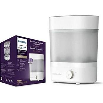 Philips Avent Stérilisateur vapeur pour biberons et égouttoir SCF293/00 Premium