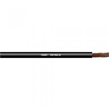 1 x 16 mm² Black Welding Cable H01N2-D Sold by the Meter