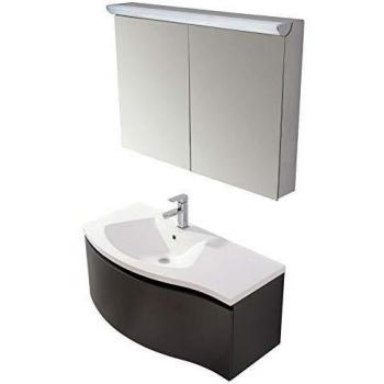Mueble de baño Lena 1000 Antracita con espejo opcional