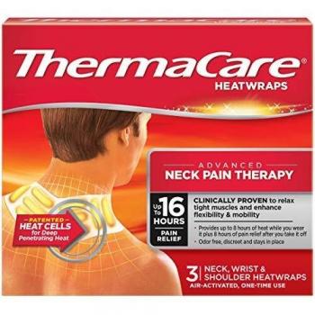 ThermaCare Muscle Relief Patches, Neck, Wrist & Shoulder, Pack of 3