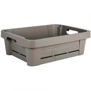 EDA CAISSE DE RANGEMENT 25L COULEUR TAUPE