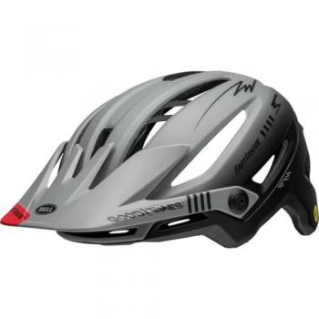 Grau/Schwarzer Bell Sixer Fahrradhelm