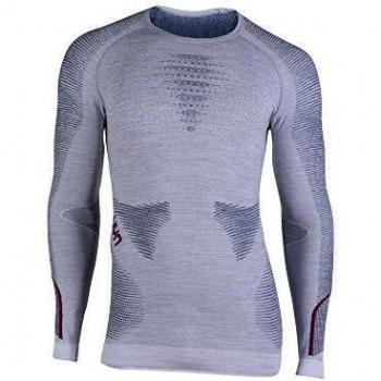 Uyn Ambityon Long Sleeve Technical Base Layer for Men White Melange 2XL