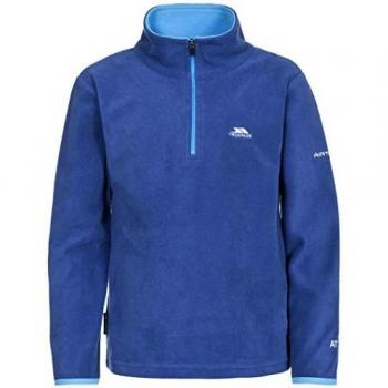 Trespass Etto Junior Fleece (Blaue Variante) – 130 g/m², Größe 7/8