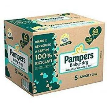PAMPERS BABYDRY 5 KG SCORTA 68 UNITÀ