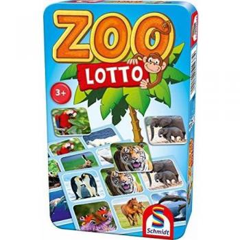 Schmidt Spiele 51433 Zoo Lotto, Bring Mich mit Spiel in der Metalldose, bunt