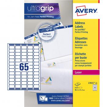 Avery UltraGrip Mini Organising Return Address Labels