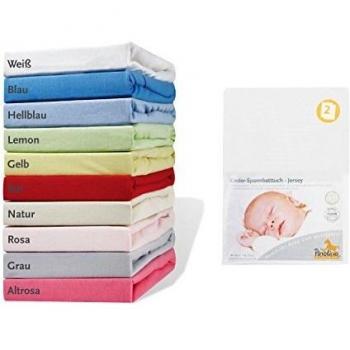 Pinolino Lenzuola Lettino Maglia Doppio Pacchetto 70x140