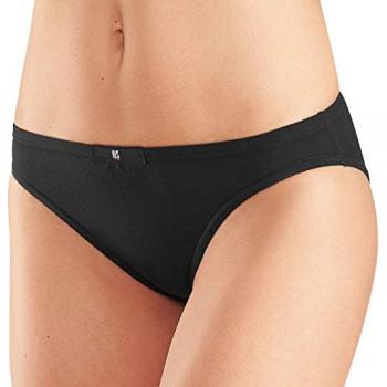 Slip H.I.S Gr. 44, schwarz Damen Unterhosen aus elastischer Baumwoll-Qualität