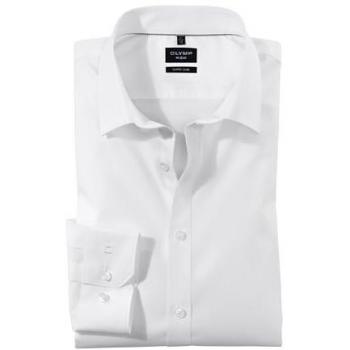 OLYMP No.6 Hemd Extra Slim Fit Weiss Herren Größe: 42 0466-64
