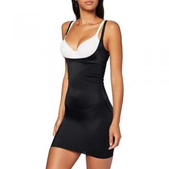 Vestido shapewear SPANX negro, sin costuras y ajustado
