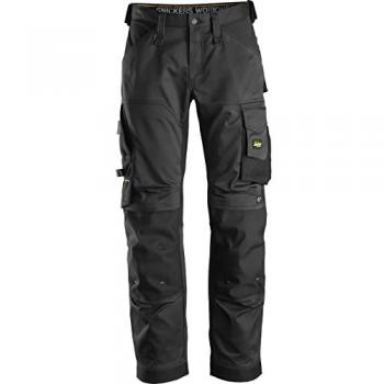 Pantalón Industrial Negro 52 Corto – Snickers AllRoundWork Unisex