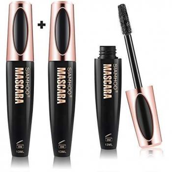 SIAMHOO 4‑Dimensionen Mascara – Wasserfest, Schwarz, Volumenboost