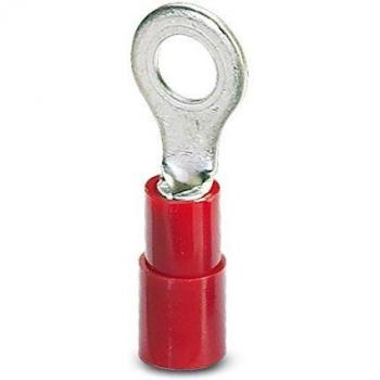 Phoenix Contact 3240018 Ringkabelschuh Loch-Ø=4.3 mm Teilisoliert Rot 100 St