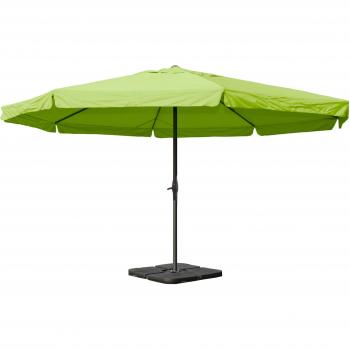 Ombrellone Terrazzo 5 m Verde – Volante Ø 5 m, Supporto Solido
