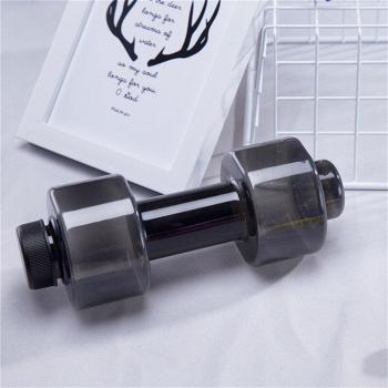 Unbreakable 550ml Fitness Water Bottle Dumbbell Shaker