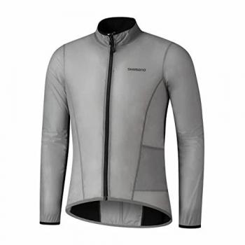 Shimano BEAUFORT Windbreaker Light Fahrradjacke Anthrazit Grau