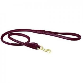 Weatherbeeta Rolled Leather Dog Lead One Size Light Brown