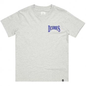 Maglia DC Shoes Members Only Grigio Chiaro Blu