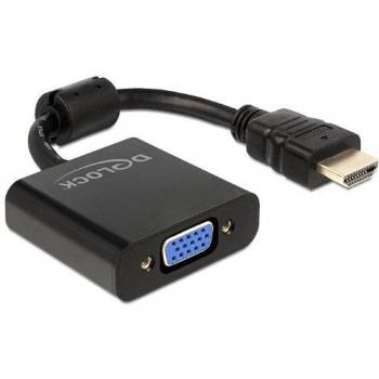 DELOCK-Adaptador HDMI a VGA DELOCK 65512 Negro