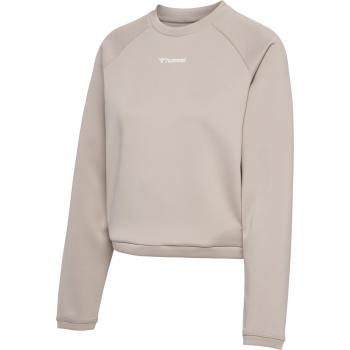 Hummel Kalu sudadera corta para mujer color beige XS