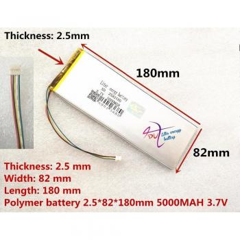 3.7V 5000mAh 5 Wire Plug Tablet Battery
