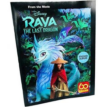 Album Panini Raya & Le Dernier Dragon – Ensemble avec Porte‑Cartes