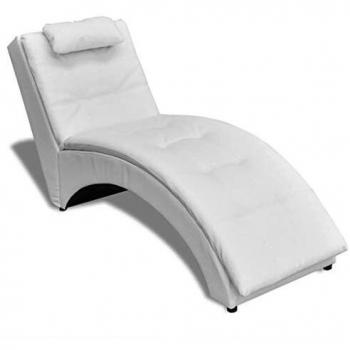 VidaXL Infant Bed, White Faux Leather, Includes Pillow