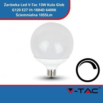 V-tac 13W E27 LED-Glühbirne G120 Dimmbar 6400K