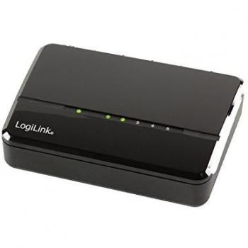 Conmutador LogiLink de 5 Puertos RJ-45