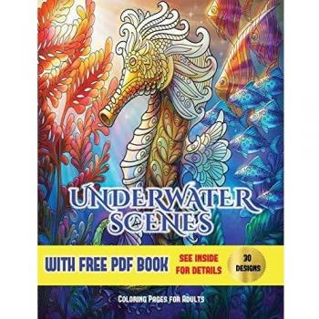 UNDERWATER SCENES COLORING PAG